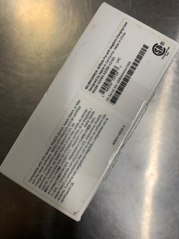 Photo 1 of Apple AirPods Pro (1st Generation) with MagSafe Charging Case