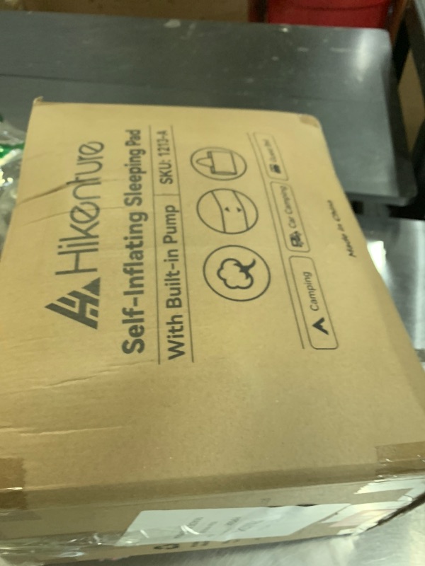 Photo 1 of Hikenture 4" Thick Self Inflating Sleeping Pad with Electric Pump, Foam & Air Camping Mattress, 9.5 R-Value Insulated Sleeping Mat, Portable All Season Camping Pad for Tent, Car, Cot