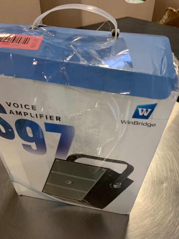 Photo 1 of WinBridge S97 60W Bluetooth Speaker Mic– Powerful Wireless Voice Amplifier with Dual Microphones, Portable PA System & Karaoke Machine for Teachers, Sound Effects, Guitar Input, High Bass