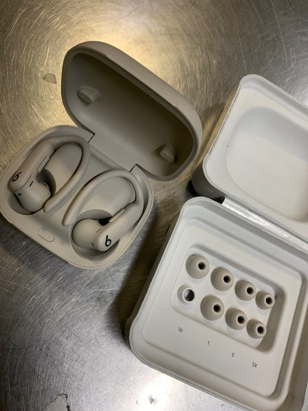 Photo 1 of Beats Powerbeats Pro 2 - Wireless Noise Cancelling Workout Earbuds with Secure- Fit Earhooks, Up to 45-Hour Battery with Charging Case, Sweat & Water Resistant, Heart Rate Monitoring - Quick Sand