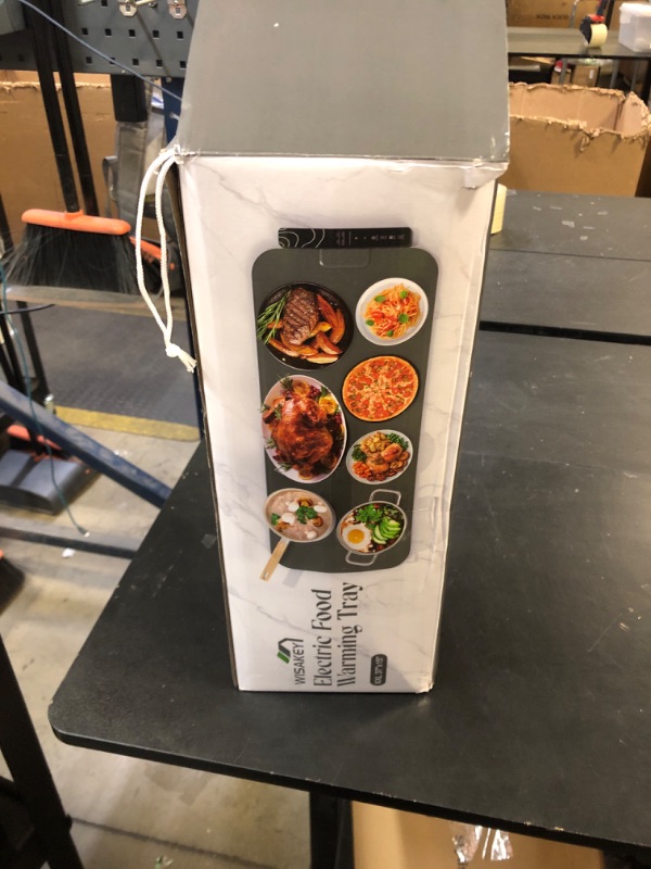 Photo 1 of ?????? Warming Mat for Food XXL 37”x15” Food Warming Mat 10s Fast Heating Pad with APP Control Electric Warming Tray for Parties Buffet 99h Timer Portable Countertop Food Warmer Christmas Gift