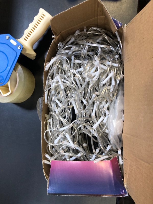 Photo 1 of SOSHOT Christmas String Lights Outdoor - 99Ft/30M 1280 LED 8 Modes with Remote Control and App Waterproof Christmas Lights for Patio Yard Garden Wedding Party-Warm White to Multicolor                                              