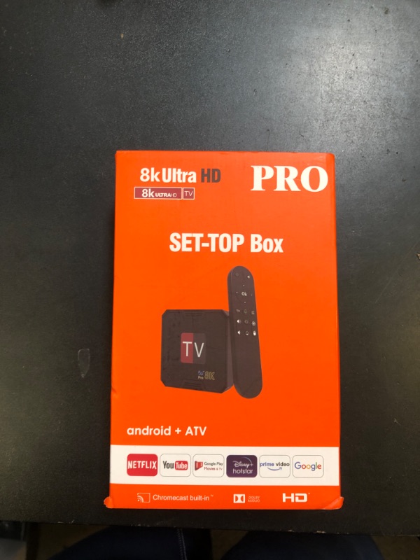 Photo 1 of Streaming Stick PRO Smart TV, TV Box, Supports 8K Resolution, Equipped with Dual WiFi and Bluetooth 5.0 Technology