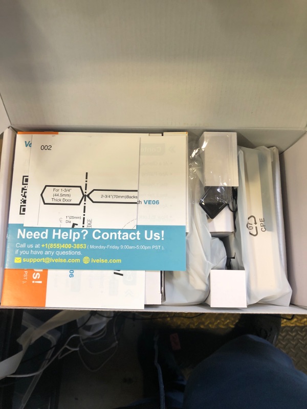 Photo 1 of Veise VE06-L Smart Locks with 2 Lever Handle Set, App Control, Keyless Entry Deadbolt for Front Door, Electronic Digital Touchscreen Keypad, Auto Lock, Waterproof, Easy Installation, Satin Nickel