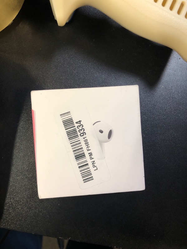 Photo 1 of Apple AirPods 4 Wireless Earbuds, Bluetooth Headphones, Personalized Spatial Audio, Sweat and Water Resistant, USB-C Charging Case, H2 Chip, Up to 30 Hours of Battery Life, Effortless Setup for iPhone