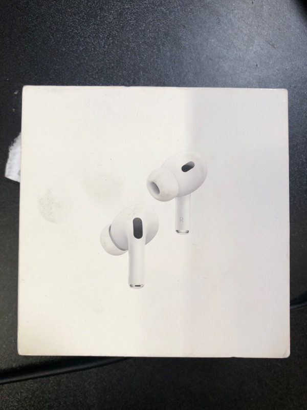 Photo 1 of Apple AirPods Pro 2 Wireless Earbuds, Active Noise Cancellation, Hearing Aid Feature, Bluetooth Headphones, Transparency, Personalized Spatial Audio, High-Fidelity Sound, H2 Chip, USB-C Charging