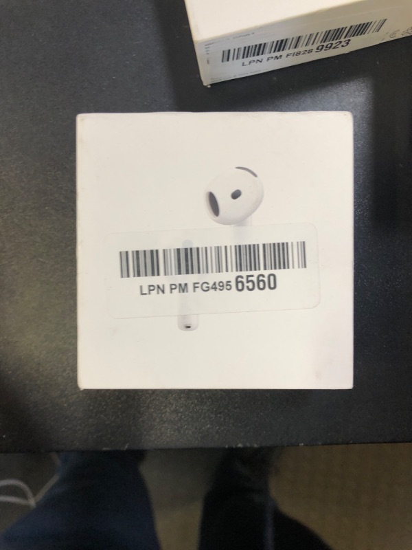 Photo 1 of Apple AirPods 4 Wireless Earbuds, Bluetooth Headphones, with Active Noise Cancellation, Adaptive Audio, Transparency Mode, Personalized Spatial Audio, USB-C Charging Case, Wireless Charging, H2 Chip