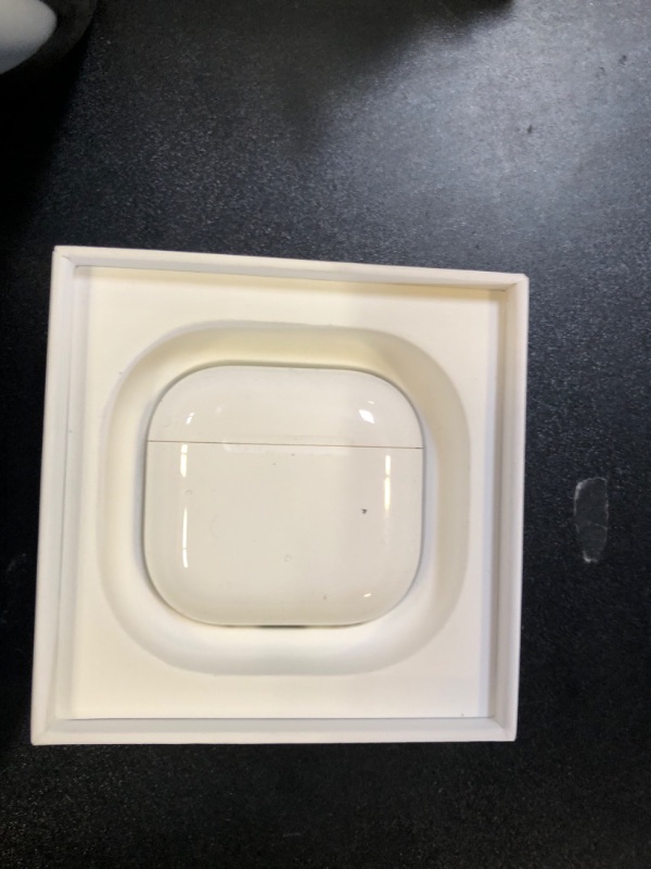 Photo 1 of Apple AirPods 4 Wireless Earbuds, Bluetooth Headphones, with Active Noise Cancellation, Adaptive Audio, Transparency Mode, Personalized Spatial Audio, USB-C Charging Case, Wireless Charging, H2 Chip