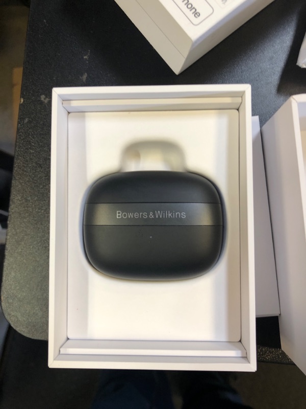 Photo 1 of Bowers & Wilkins Pi8 Bluetooth Wireless Earbuds (Anthracite Black), in-Ear Bluetooth Earphones with Qualcomm Chipset & aptX Lossless, Active Noise Cancelling Earbuds, 3 Built-in Mics, 15-Min Charging