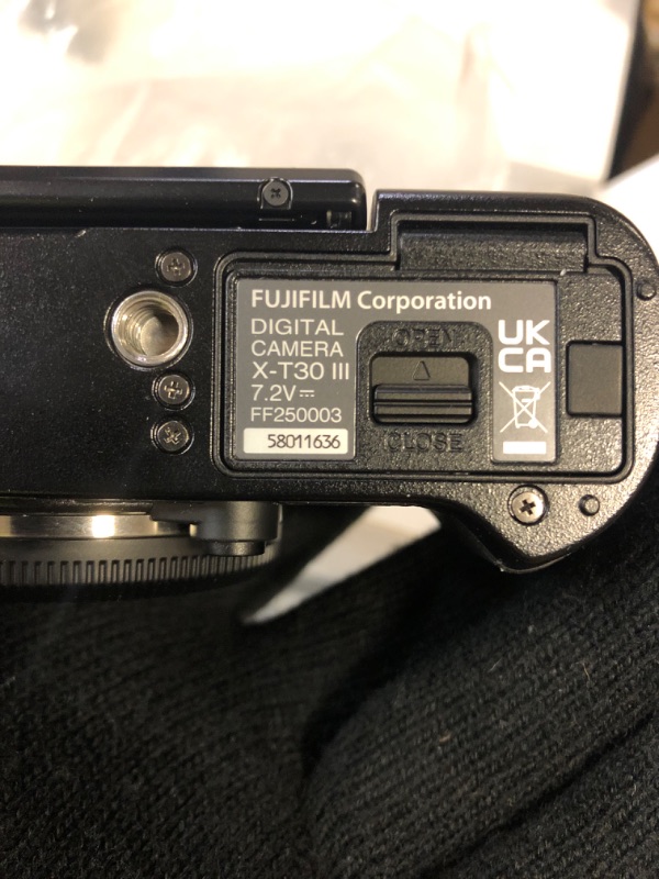 Photo 1 of FUJIFILM X-T30 III Mirrorless Camera Body, Black