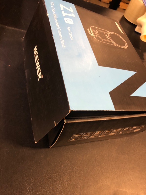 Photo 1 of NEEWER Z1-C TTL Round Head Flash Speedlite for Canon with Magnetic Dome Diffuser, 76Ws 2.4G 1/8000s HSS Speedlight, 10 Levels LED Modeling Lamp, 2600mAh Battery, 480 Full Power Shots, 1.5s Recycling