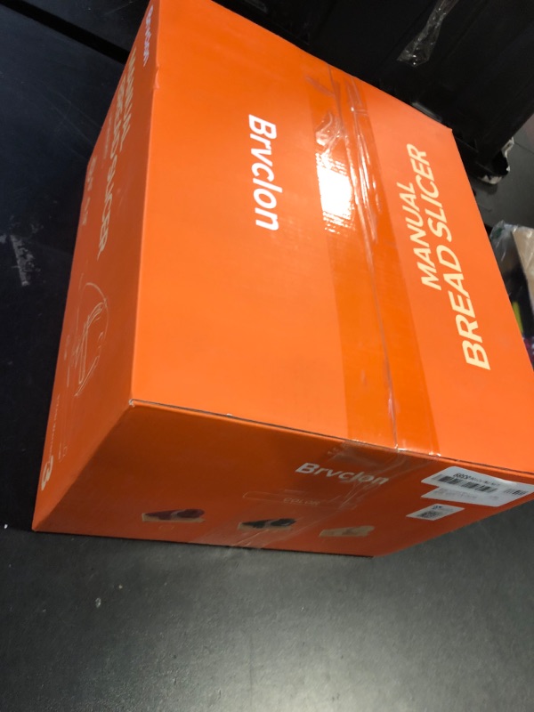 Photo 1 of Manual Bread Slicer for Homemade Sourdough Bread, Adjustable Thickness&Evenly Slicing, Hand Crank Bread Slicer with Scale Line and Suction Cup, Serrated Blade Design, Patent