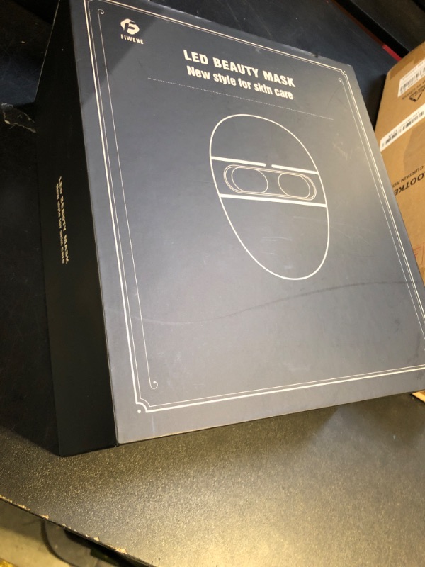 Photo 1 of Pro-Grade FSA LED Light Therapy Facial Mask-Red & Blue Light Anti Aging for Face-HSA Salon Treatment for Acne, Wrinkles & Redness at Home