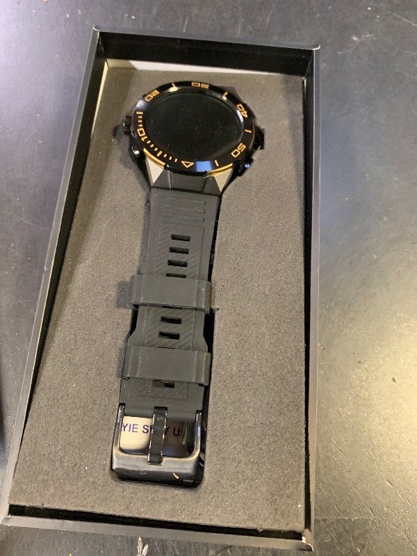 Photo 1 of Smart Watch for Men Answer/Make Call for Android iPhone, 1.43" AMOLED HD Screen Mens Luxury Watch, 400mAh Heavy Duty Smartwatch Heart Rate Blood Oxygen Blood Pressure Sleep Monitor Pedometer, 2 Straps