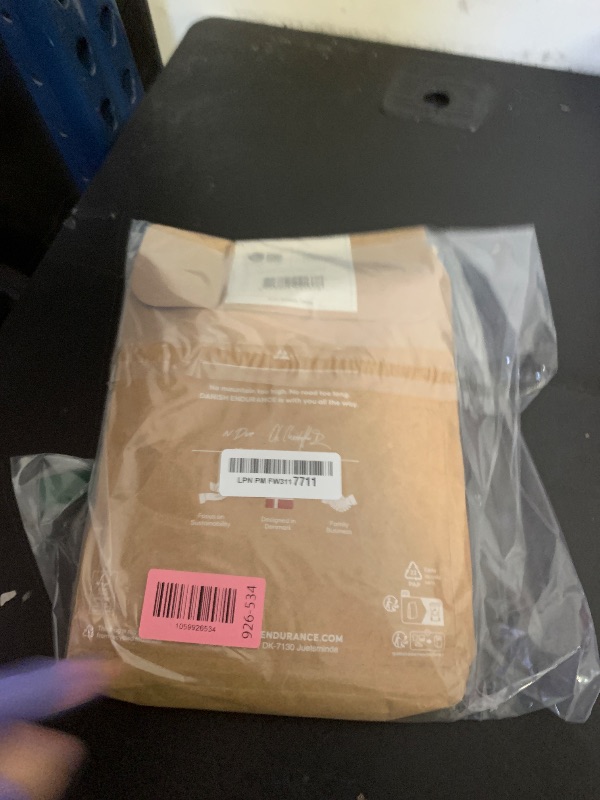 Photo 1 of DANISH ENDURANCE Men's Merino Baselayer Set (LS Shirt + Tights) M Black 1-pack