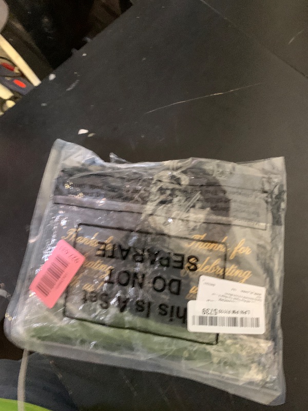 Photo 1 of 100 Pcs Wedding Favor Bags Mesh Thank You Gift Bags with Drawstring Sheer Mesh Organza Wedding Thank You Gifts Bag for Guests Goodie Jewelry Candy for Bridal Shower, Anniversary(4 x 6 Inch,Black)