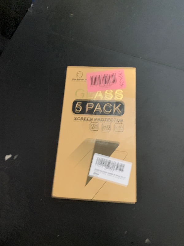 Photo 1 of [5-PACK]- Mr.Shield Designed For Samsung Galaxy S4 [Tempered Glass] Screen Protector [0.3mm Ultra Thin 9H Hardness 2.5D Round Edge] with Lifetime Replacement