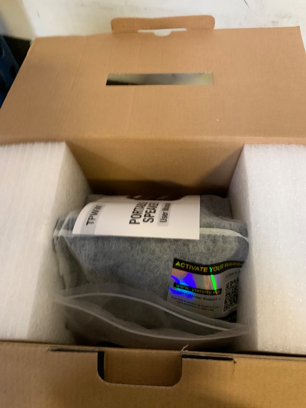 Photo 1 of TPWIN Bluetooth Speaker - 80W Loud Rugged Outdoor Speakers, IPX6 Waterproof, 20H Playtime, Deep Bass, Lightshow, TWS, BT 5.3 Wireless, Portable for Travel Hiking Camping Beach Pool - Black