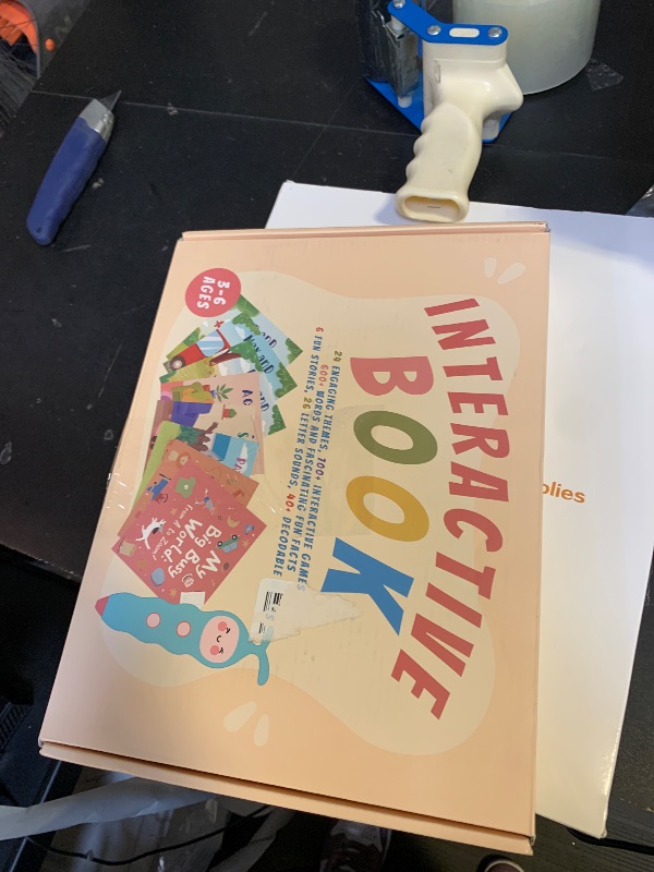 Photo 1 of QuTZ Talking Pen Book Set, Learn to Read Sound Books, Learning Toys with 8 Tap to Read Books, 600+ Words & Fun Facts, 6 Phonics Story Books, 700+ Games, Educational Toy for Kids 3+ (Cardboard Version)