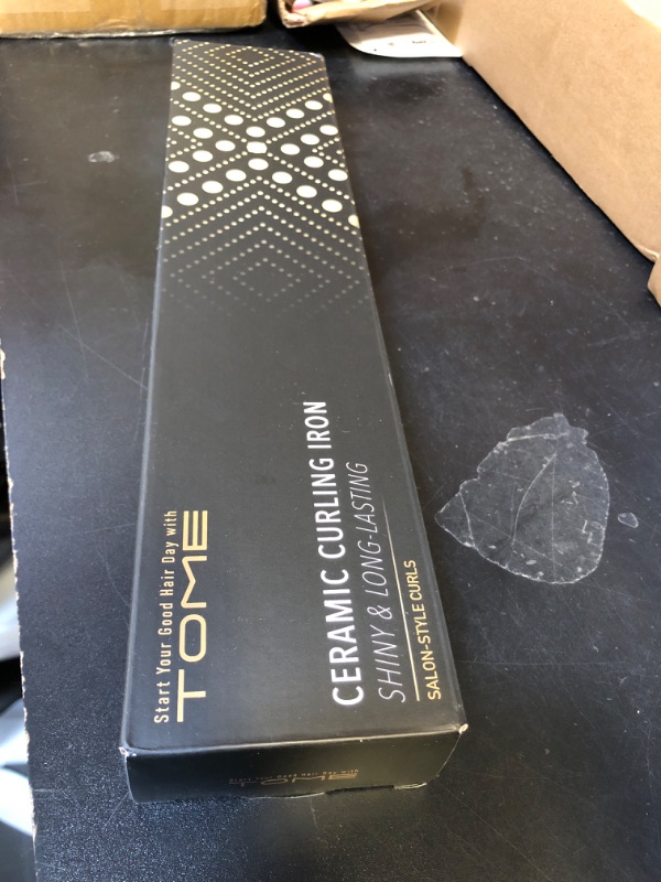 Photo 1 of 1.25 Inch Oval Curling Iron with Clamp, 6-Level Dial Temp Control 180–450?, Tourmaline Ceramic, Fast PTC Heating, 100–240V Dual Voltage Long Barrel Curler