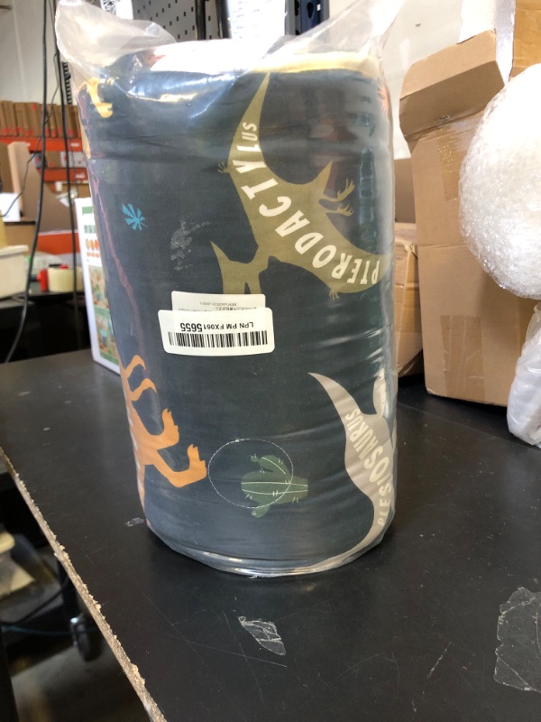 Photo 1 of Primlect Thickened Toddler Nap Mat with Removable Pillow and Minky Blanket, Extra Large 55''x35'' Sleeping Bag, Washable, Roll up, Perfect for Daycare, Preschool, Kindergarten, Boys and Girls Dinosaur