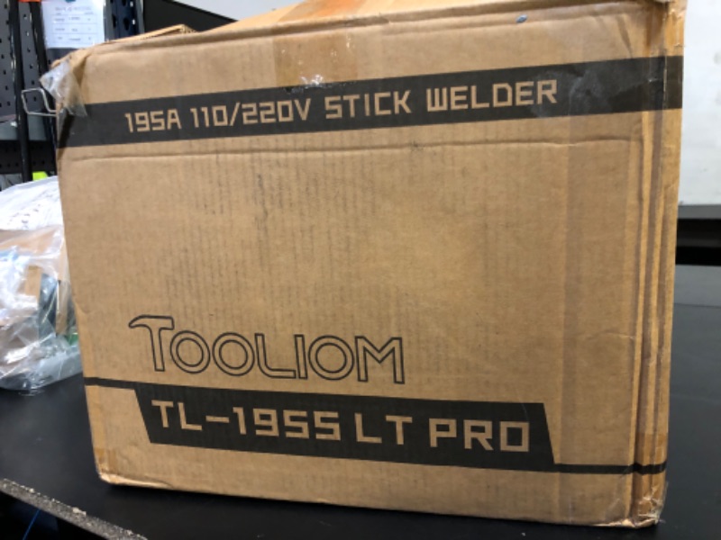 Photo 1 of TOOLIOM 195A Stick/Lift TIG Welder with Lift TIG Torch 110V/220V Dual Voltage Welding Machine with Synergic Control Portable MMA Welder Machine with VRD, Hot Start and ARC Force