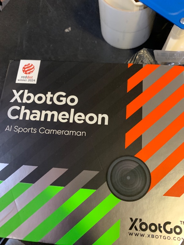 Photo 1 of XbotGo Chameleon AI Auto Sports Action Camera - 4K 60FPS Soccer Camera and Basketball Tracking Camera for Team Sports, Live Streaming, No Subscription, Works with iOS & Android (Lemon Green)