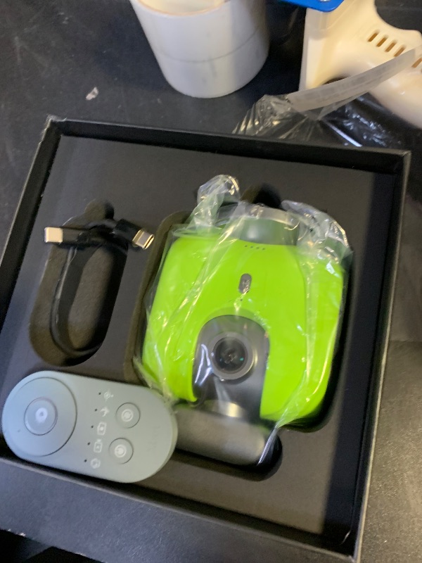 Photo 1 of XbotGo Chameleon AI Auto Sports Action Camera - 4K 60FPS Soccer Camera and Basketball Tracking Camera for Team Sports, Live Streaming, No Subscription, Works with iOS & Android (Lemon Green)