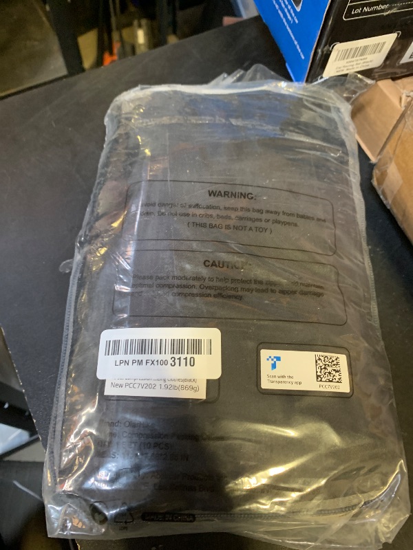 Photo 1 of 10 Set Compression Packing Cubes for Travel Essentials,Compressible Expandable Packing Cubes for Suitcase,OlarHike Luggage Organizer Bags for Travel,Handy Helper for Organizing Clothes(Black)