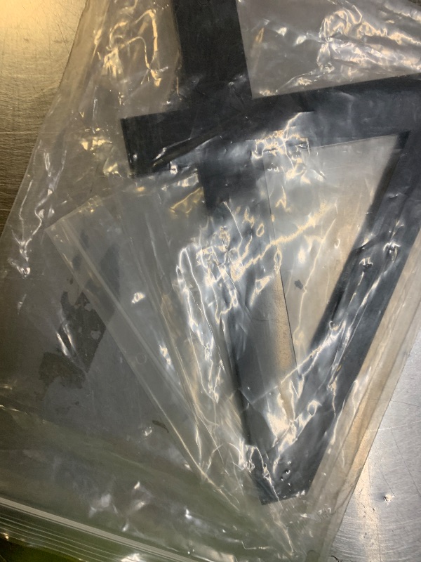 Photo 1 of 10 Inch Address Numbers 4 - Easy Installation With Screw Set, Includes Hardware for Flush or Floating Mount, Frosted Matte Black Acrylic Address House Numbers for Door, Exterior, Porch