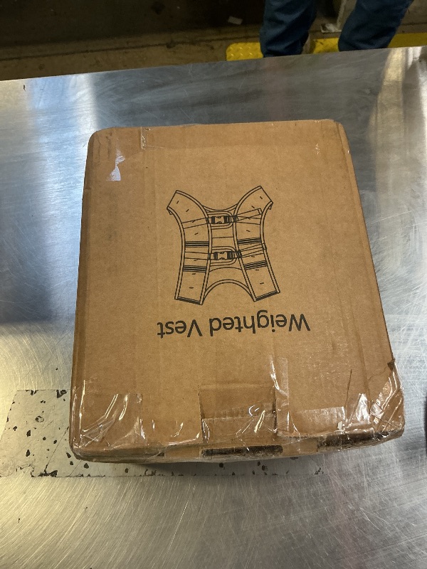 Photo 1 of Weighted Vest with Two Adjustment Straps for Men Women, 8lbs/12lbs/16lbs/20lbs Weight Vest with Reflective Stripes for Workout, Strength Training, Running, Fitness, Muscle Building, Weight Loss