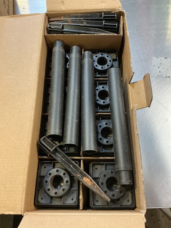 Photo 1 of NEWMESSI 8 Pack Bright Solar Pathway Lights, IP65 Waterproof Outdoor Garden Path Lights, Solar Powered for Yard, Lawn, Walkway, Driveway Landscape Lighting (Cool White)