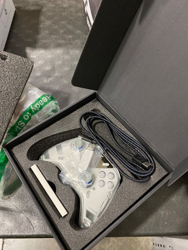 Photo 1 of FLYDIGI Apex 5 PC Controller, Forceflex Joystick 2.0, ForceAdapt Triggers, 3ms Ultra-Low Latency, RGB Light Bar, Full-Color LCD Display,1500mAh Battery PC/NS/Android/TV