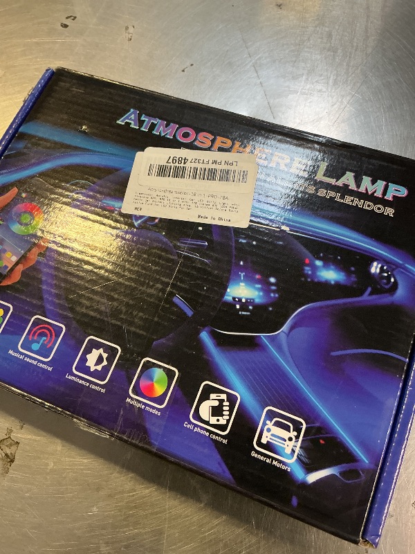 Photo 1 of Dreamcolor Acrylic Interior Car LED Strip Light with Wireless APP, RGB 18 in 1 with 175 inches 600 LEDs Fiber Optic Car Ambient Lighting Kits, Dual Zone Sound Active Function LED Strip for Car