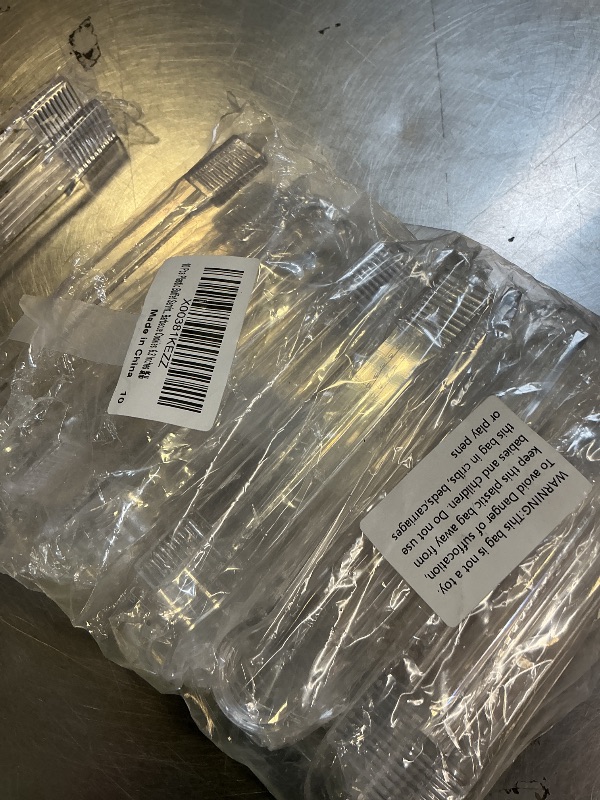 Photo 1 of 10 Pcs Plastic Buffet Serving Tongs, Clear Kitchen Tongs Mini Serving Utensil Tongs for Food Ice Salad Buffet Barbecue Cookies, 6.3 Inches