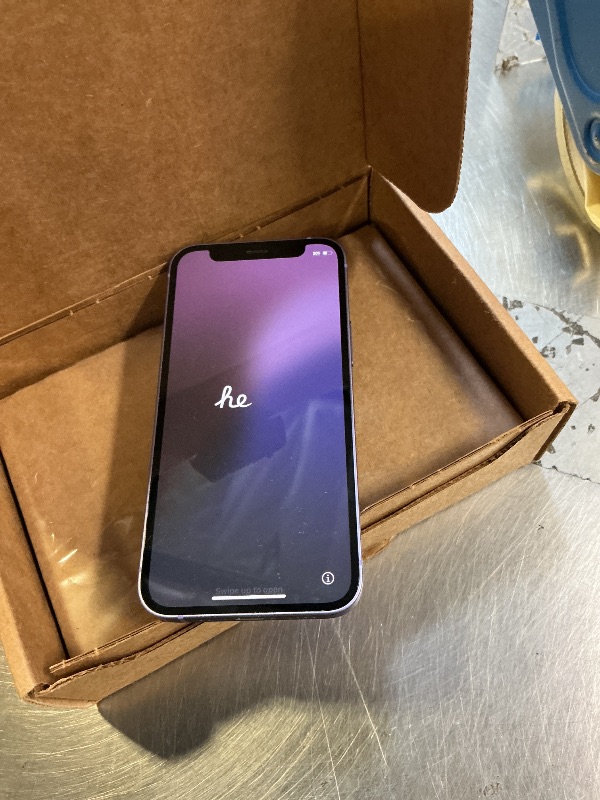 Photo 1 of Apple iPhone 12 Mini, 256GB, Purple - Unlocked (Renewed)