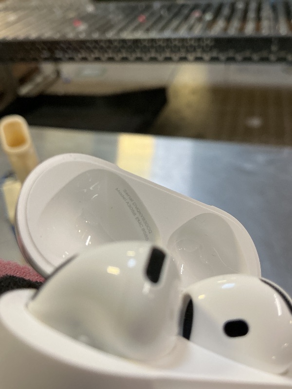 Photo 1 of Apple AirPods 4 Wireless Earbuds, Bluetooth Headphones, Personalized Spatial Audio, Sweat and Water Resistant, USB-C Charging Case, H2 Chip, Up to 30 Hours of Battery Life, Effortless Setup for iPhone