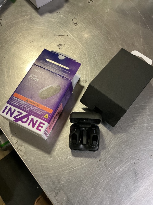 Photo 1 of Sony Inzone s Wireless Gaming Earbuds, Perfect for PlayStation® 5, for PC/PS5/Switch/Mobile, 48Hr Battery with Case, Noise Canceling, 360 Spatial Sound, 2.4GHz USB-C Dongle, WF-G700N Black