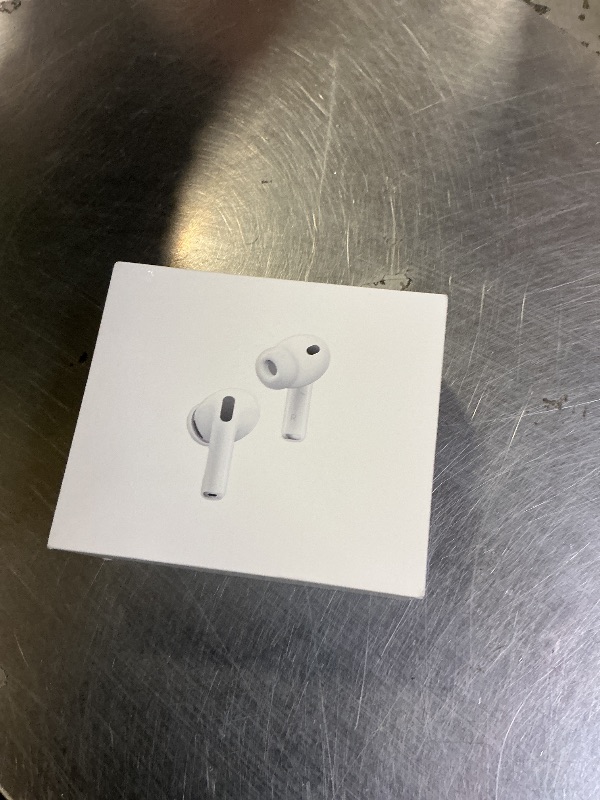 Photo 1 of Apple AirPods Pro 3 Wireless Earbuds, Active Noise Cancellation, Live Translation, Heart Rate Sensing,Hearing Aid Feature,Bluetooth Headphones,Spatial Audio, High-Fidelity Sound, USB-C Charging, White