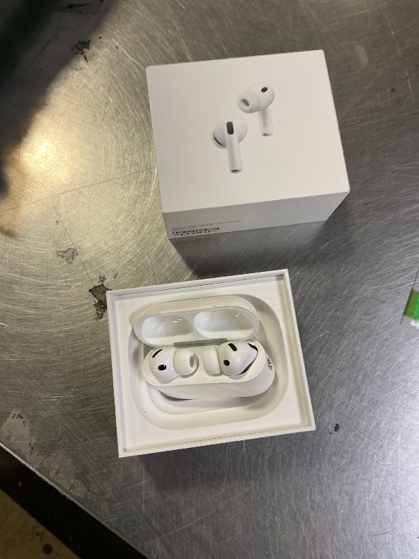 Photo 1 of Apple AirPods Pro 3 Wireless Earbuds, Active Noise Cancellation, Live Translation, Heart Rate Sensing,Hearing Aid Feature,Bluetooth Headphones,Spatial Audio, High-Fidelity Sound, USB-C Charging, White