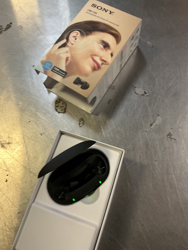 Photo 1 of Sony CRE-C20 Self-Fitting OTC Hearing Aids for Mild to Moderate Hearing Loss, Prescription-Grade Sound Quality, Compact Virtually Invisible Design, Customizable App, and Rechargeable Battery