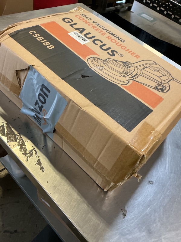 Photo 1 of GLAUCUS® 7-Inch Concrete Surface Grinder, Angle Grinder Kit with Dust Shroud, floor grinder, 2200W Motor,Auxiliary Handle, Diamond Wheel, 90° Seamless sanding for Floor, Wall, Adhesive and Ceiling