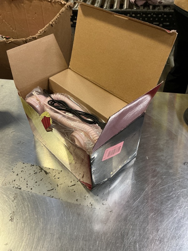 Photo 1 of Sangyn Bluetooth Retro Desk Phone with Handset & Speakerphone, Classic Bluetooth Landline Telephone, Bluetooth Home Phone with USB Rechargeable Power, Hands-Free Calling & Music Playback, Pink