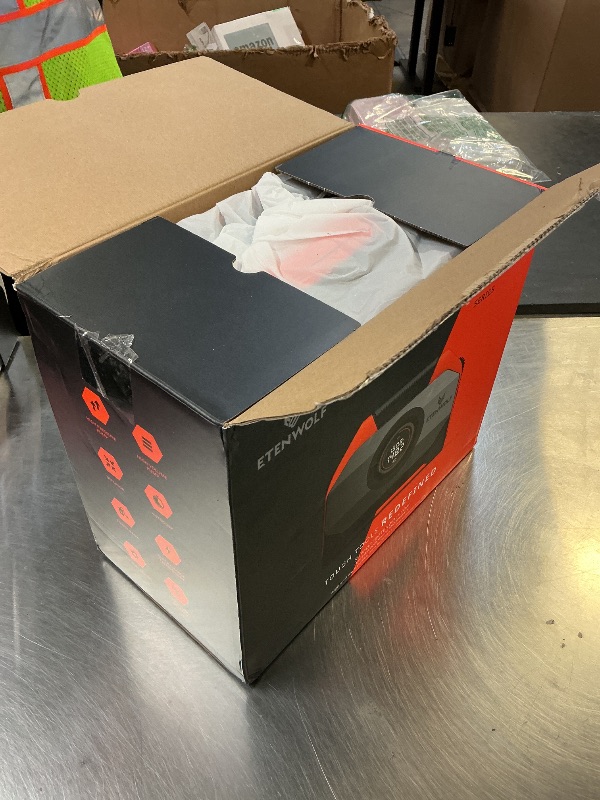 Photo 1 of ETENWOLF VORTEX S6 Tire Inflator Portable Air Compressor for Heavy-duty Vehicle, Cordless Air Pump for Car & Inflatables with 19200 mAh Battery, 100% Duty Cycle & Dual Cylinder Bike Pump, Vivid Orange