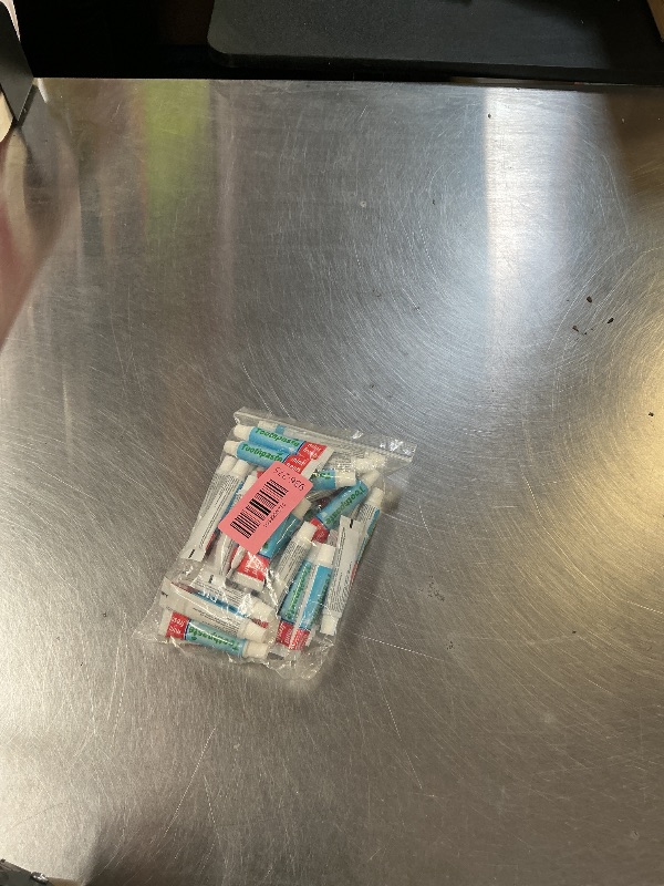 Photo 1 of 0.28oz Small Toothpaste Travel Size Bulk,Mini Toothpaste Travel,Mint Scent TSA Compliant for Hotel Camping Gym Office School Homeless 40