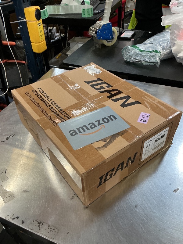 Photo 1 of IGAN Generator Covers While Running for most 3500w-12000w Generators - Ultra Heavy Duty Generator Covers for Outside - Portable Waterproof Generator Cover, Generator Enclosure Outdoor Gray