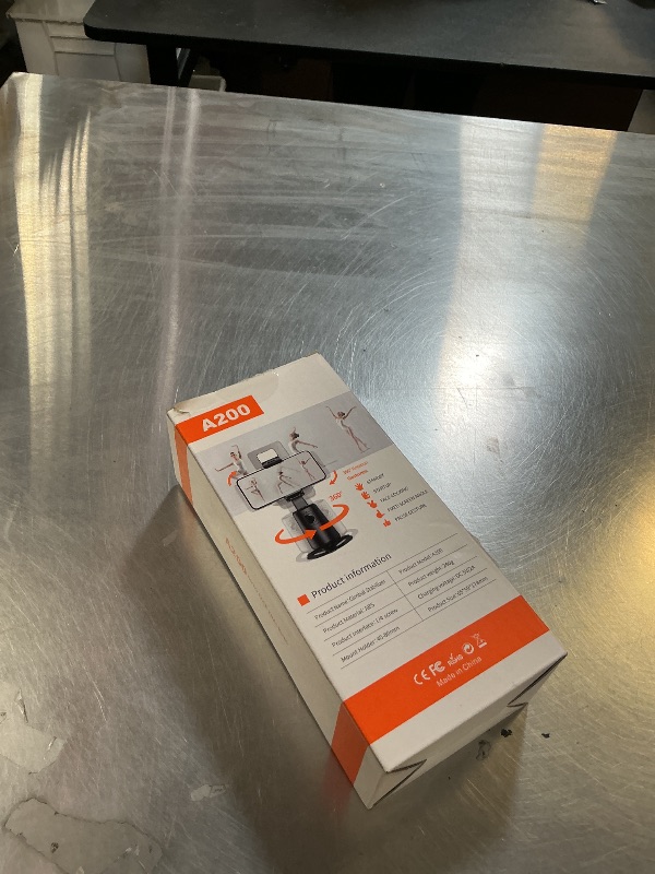 Photo 1 of Auto Face Tracking Tripod 360° Rotating Cell Phone Photo and Video Kits Stand, No App, Camera Stand with Remote and Gesture Control, Rechargeable Smart Shooting Stand for Live Recording Tiktok?Black?