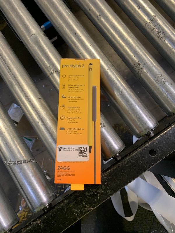 Photo 1 of ZAGG Pro Stylus 2 with Active & Capacitive Tips, Palm Rejection, Tilt Recognition, Bluetooth Pairing, Compatible w/iPad Pro 11/12.9 (3,4, & 5 Gen)/Air 10.9/iPad 10.2/9.7/Mini 5/ iPad Air (M2) - Yellow