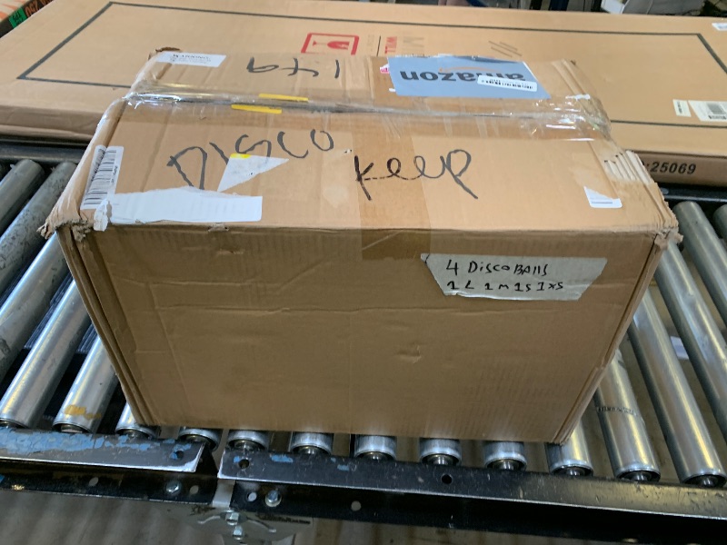 Photo 1 of 4 Pcs Large Disco Ball Decor - Silver Hanging Mirror Disco Balls Ornament for Stage Club Prom Props 70s Weddings Dance Music Birthday(12, 8, 6, 4 Inch)