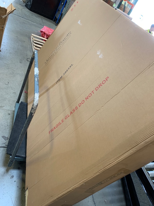 Photo 1 of Howard Elliott Marquette Antique Oversized Full Length Mirror, Ornate Full Body Standing Floor Mirror, Large Leaning Wall Mirror for Bedroom & Living Room, Silver Leaf, 49" x 84" x 3" Inch
